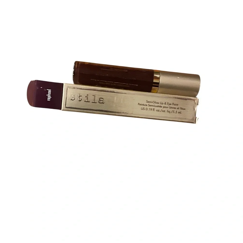 NIB Stila Semi Gloss Lip & Eye Paint, Raphael FULL SIZE Deep Purple Glam